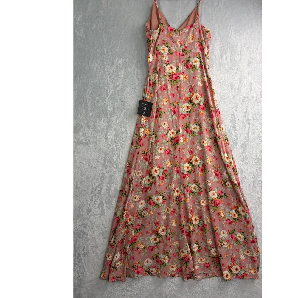 Lulus Everlasting Bliss Blush Floral Maxi Dress - Size Small - NWT - Picture 10 of 10